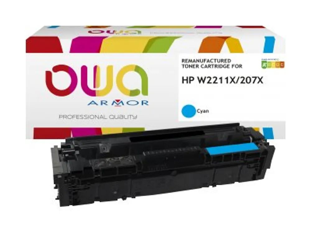 Armor OWA - Mit hoher Kapazität - Cyan - kompatibel - wiederaufbereitet - Tonerpatrone (Alternative zu: HP 207X)