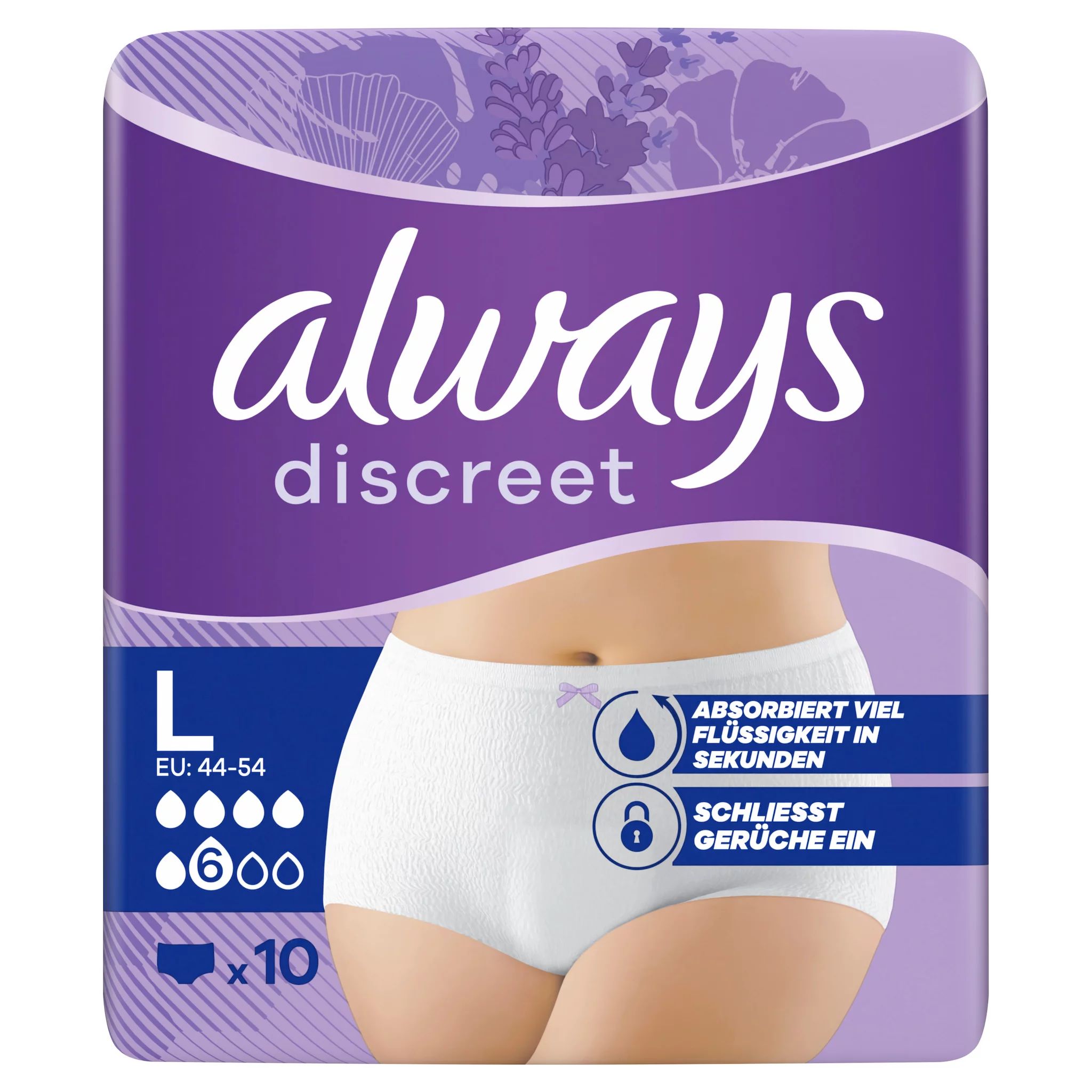 always Discreet Inkontinenz Pants L 10