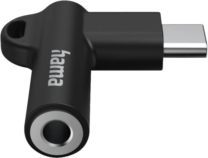 Hama 201701 USB-C-3,5mm-Audiobuchse, 90