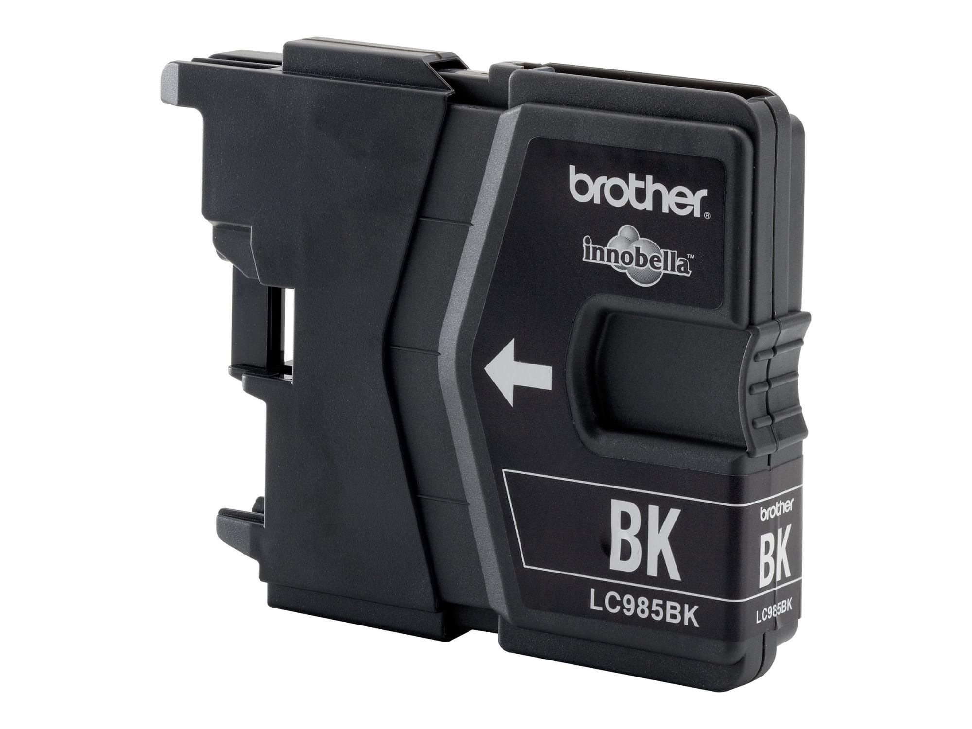 Brother LC985BK - Schwarz - original - Blister mit akustischem / elektromagnetischem Alarm