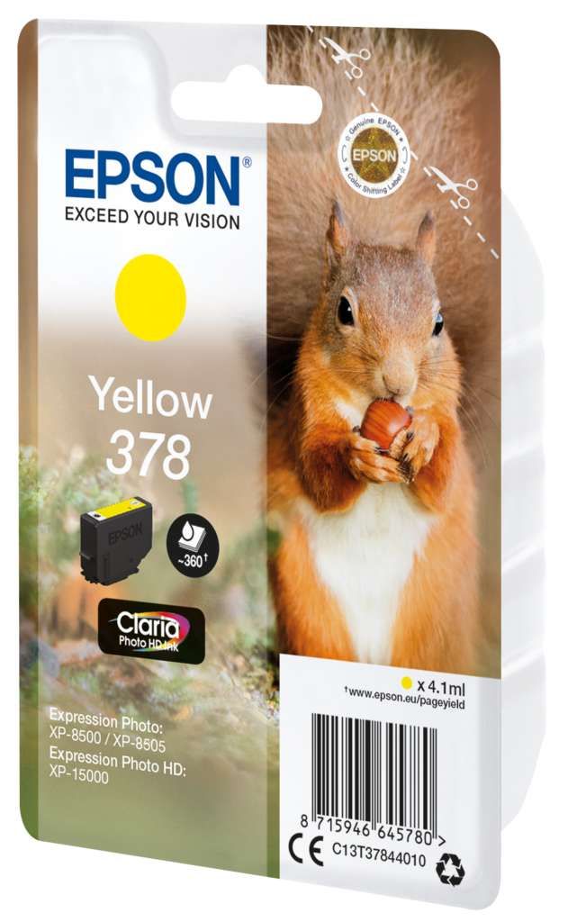Epson 378 Tinte Eichhörnchen Single, gelb