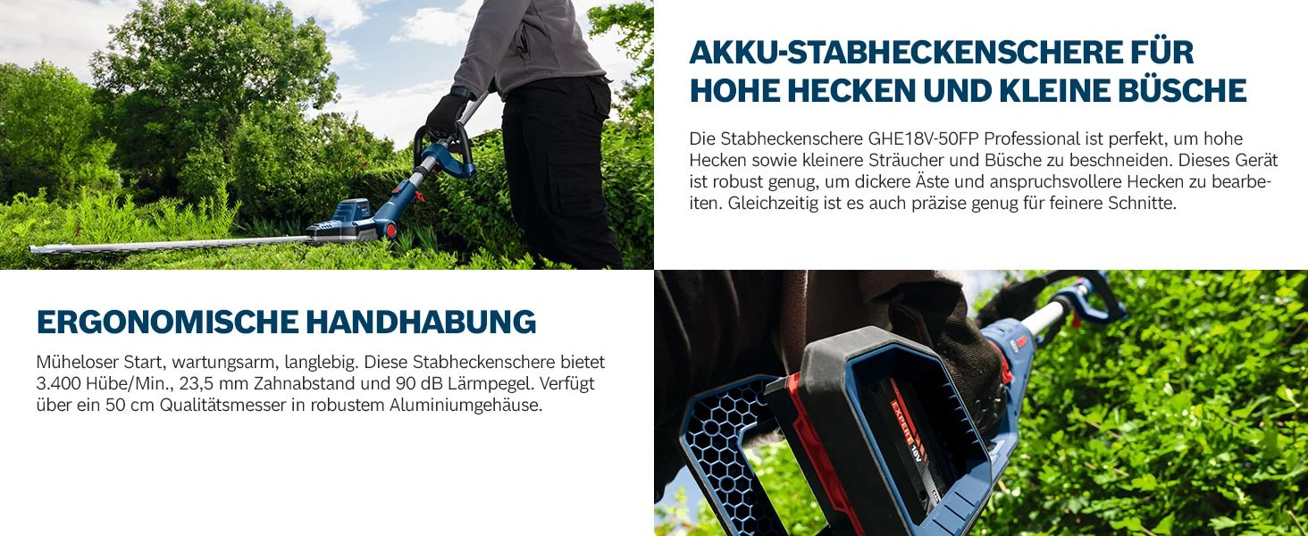 Bosch GHE18V-50 FP  Akku-Heckenschere solo