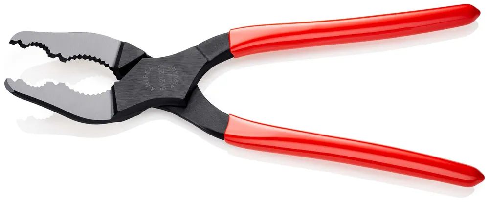 KNIPEX Fahrzeug-Konuszange mit Kunststoff überzogen schwarz atramentiert 200 mm