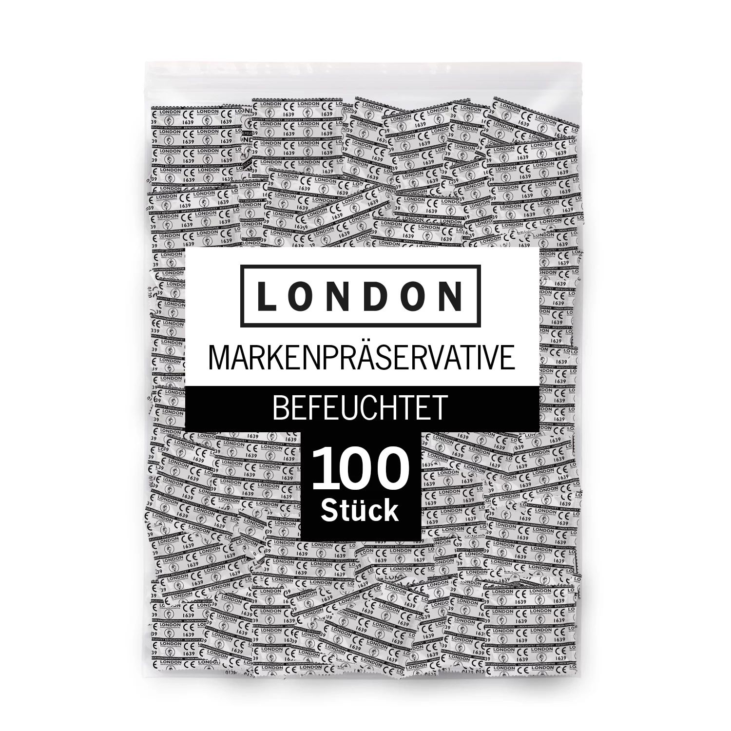 London Q600 Wet Kondome (Weiß) – 100 Stück