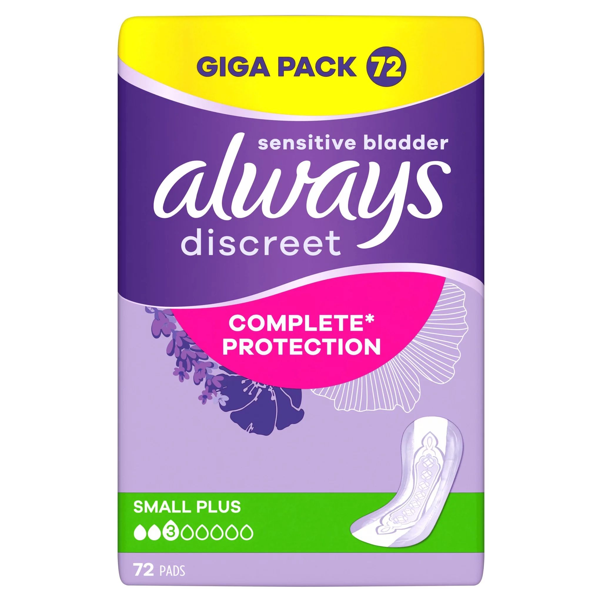 always Discreet Inkontinenz Small Plus Gigapack 72