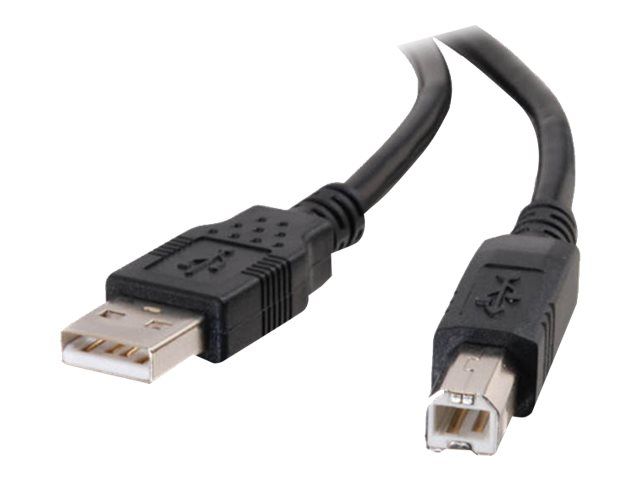 C2G 9.8ft USB A to USB B Cable - USB A to B Cable - USB 2.0 - Black - M/M - USB-Kabel - USB (M)