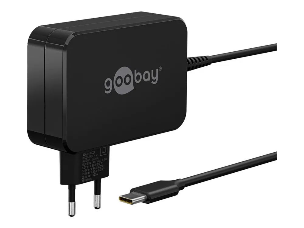 Goobay USB-C Netzteil - Wechselstrom 220-240