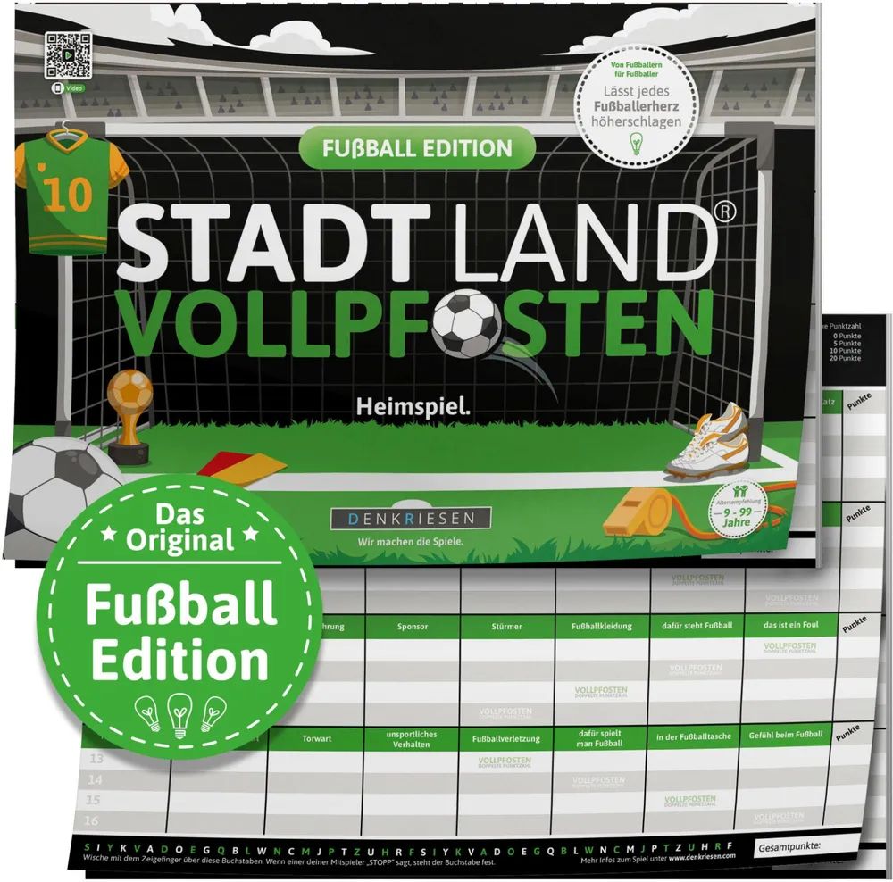 D & R Denkriesen GmbH STADT LAND VOLLPFOSTEN®- Fußball Edition
