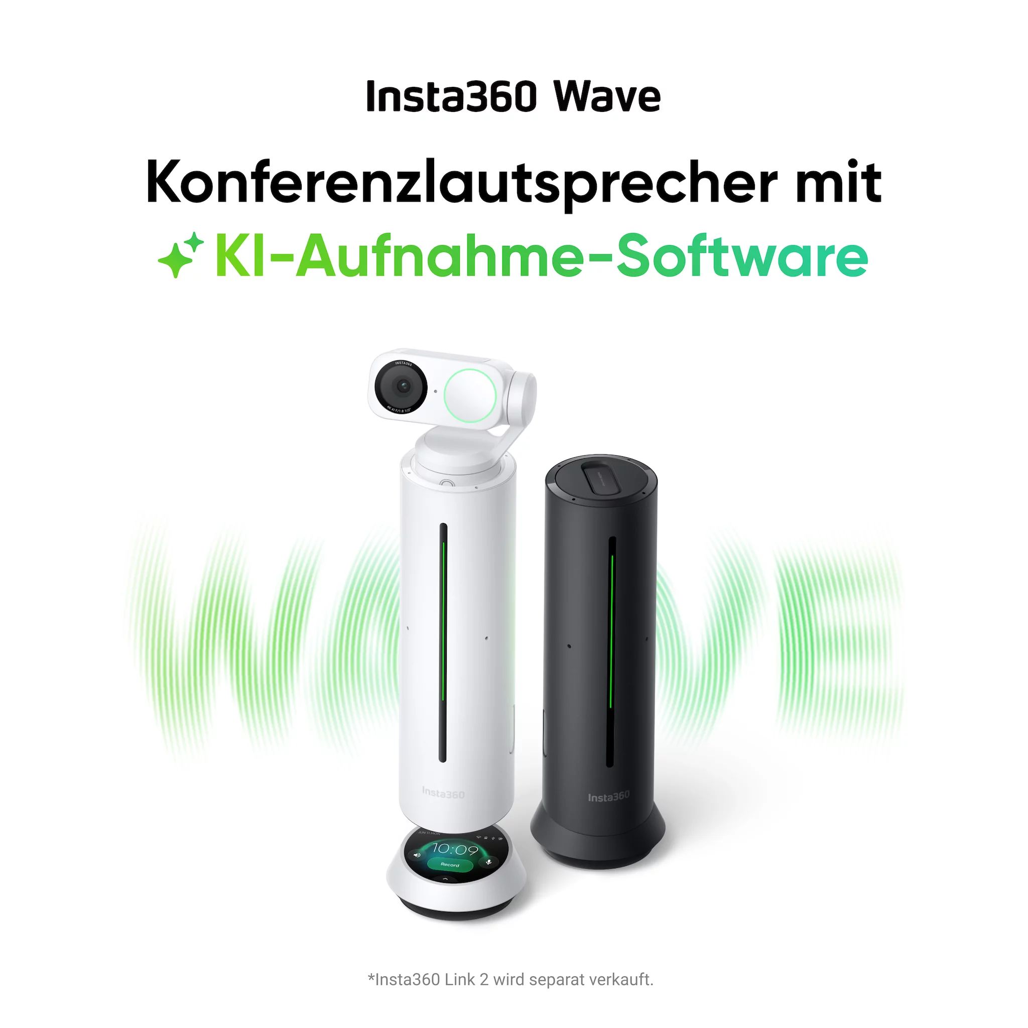 Insta360 Speakerphone Wave Arctic White - Telefon