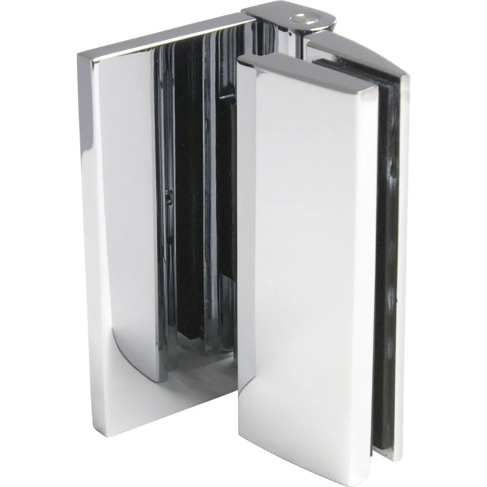 KL-megla Duschtürband Bella, 90° Glas-Wand, m. Langloch, nach außen, verchromt poliert