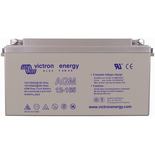 Victron 12V/165AH AGM DEEP CYCLE BATT. / VICTRO BAT412151084