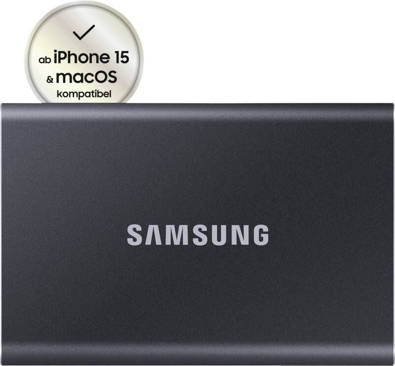 Samsung T7 MU-PC4T0T - SSD - verschlüsselt - 4 TB - extern (tragbar)
