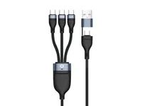 Conceptronic Kabel USB2.0 -> 3-in-1 USB-C E-Mark 100W - - Digital/Daten - Kabel - Digital/Daten