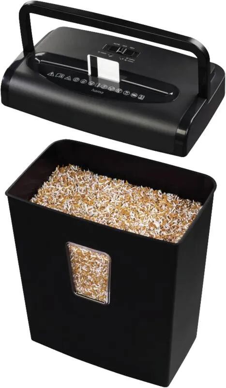 Hama Aktenvernichter "Prime M80", Schredder mit Sicherheitsstufe P5 T5 E4
