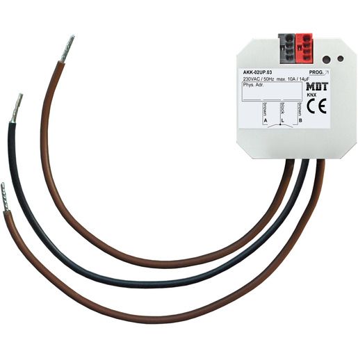 MDT SCHALTAKTOR 2FACH UP 10A 230V / AKK-02UP.03