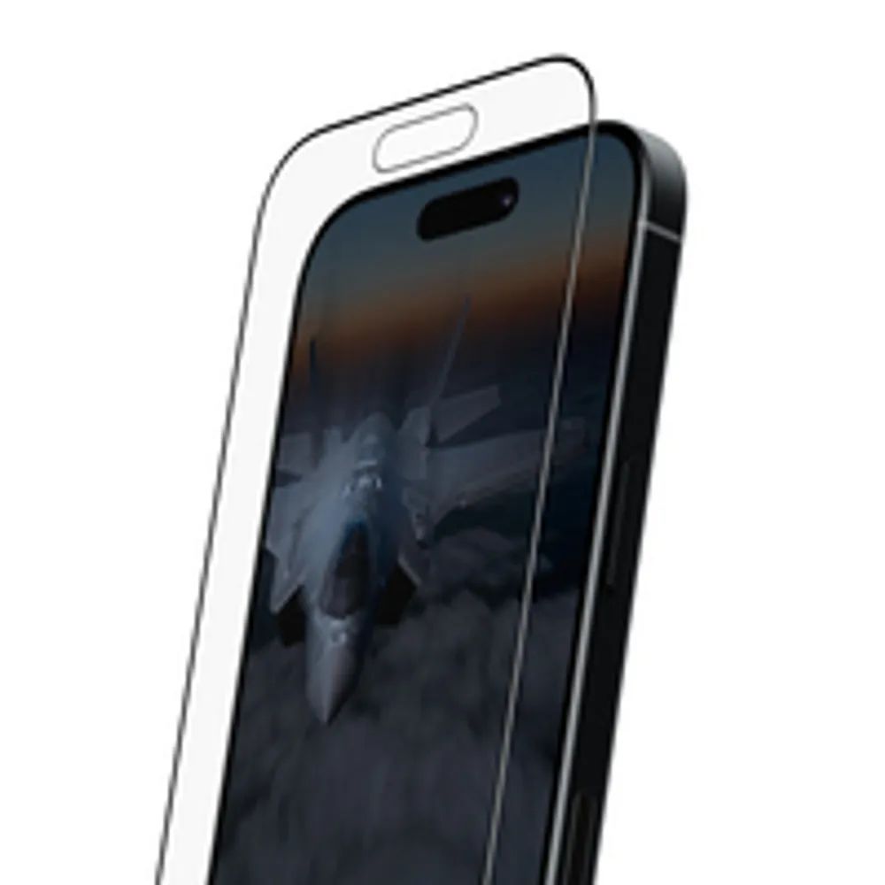 PanzerGlass Stealth Screen Protector w. black Frame iPhone 17/16 Pro