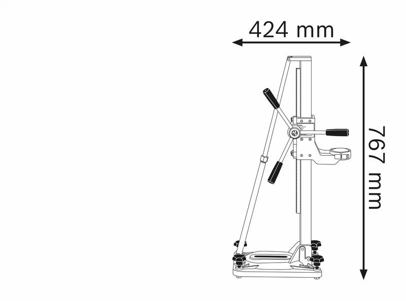Bosch Professional GCR 180 Bohrständer Karton