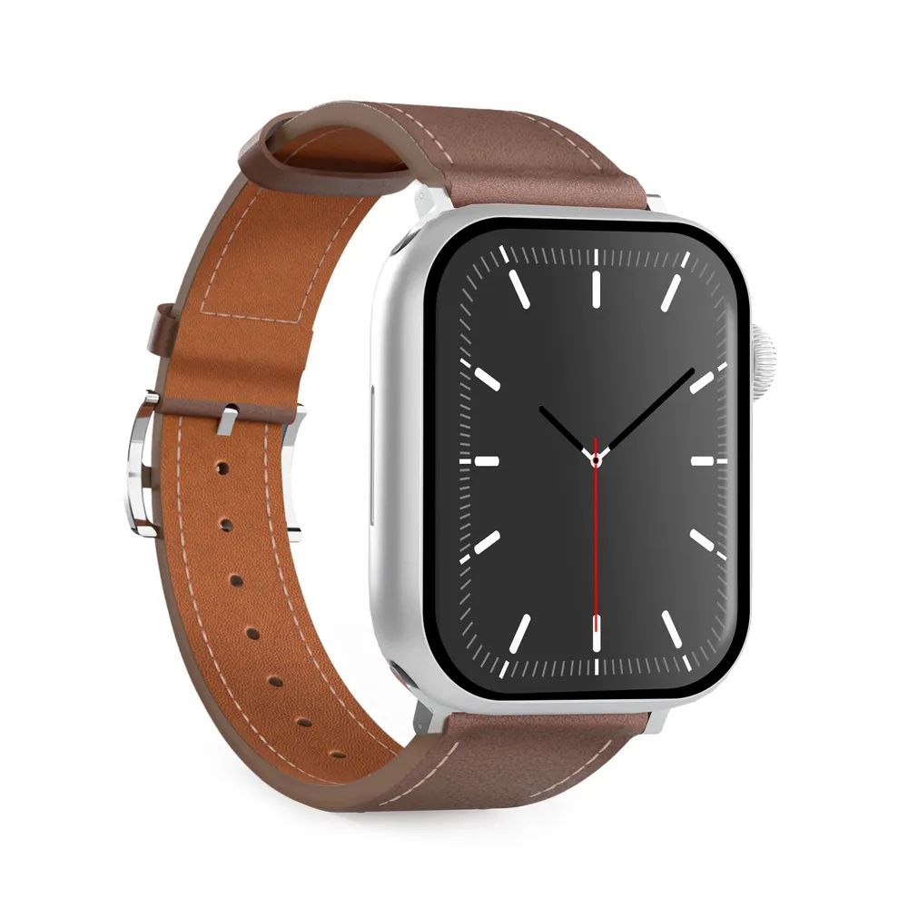 PURO FLORENCE Band für Apple Watch 42/44/45/49mm, braun