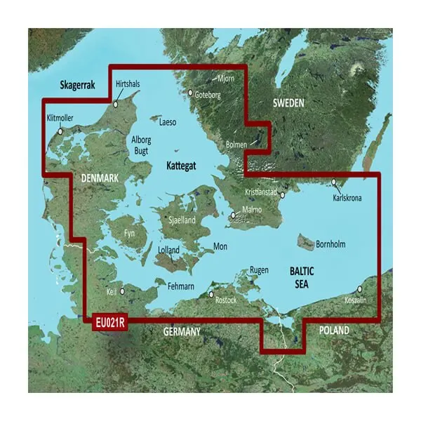 Garmin BlueChart g3 HXEU021R, Denmark East-Sweden Southeast