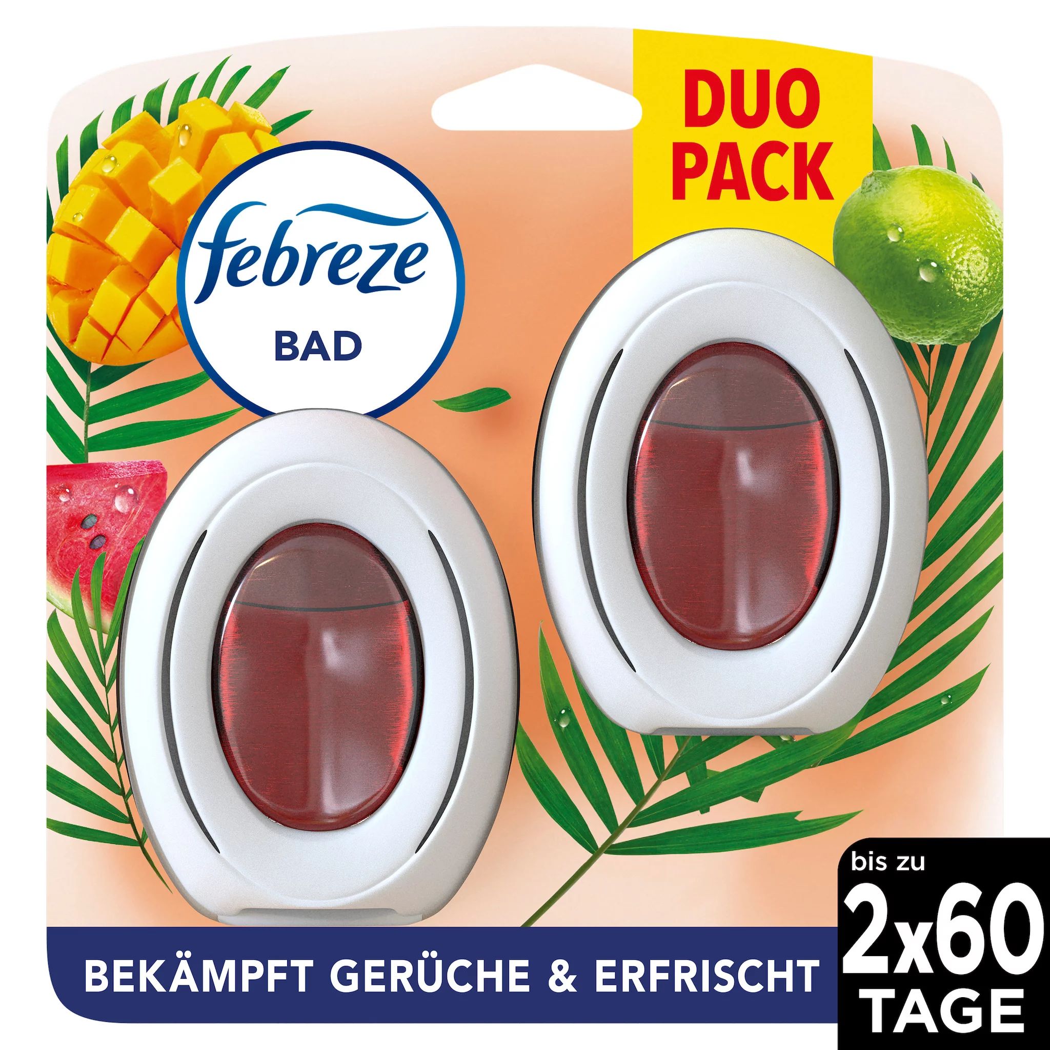 Febreze Bad Lufterfrischer Tropische Früchte Duo