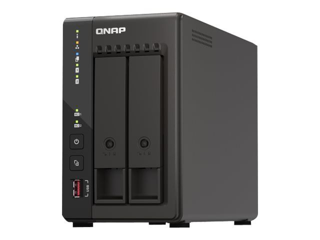 QNAP TS-253E - NAS - Tower - Intel® Celeron® - J6412 - Schwarz