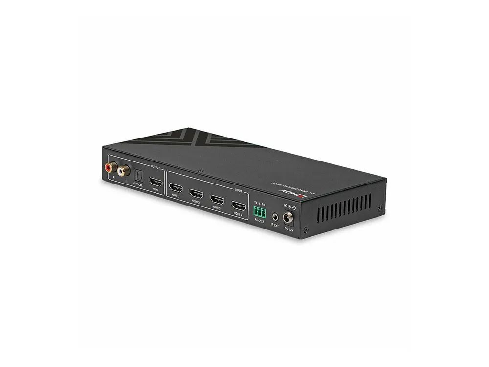 Lindy Video/Audio-Schalter - 4x1, 4K60, multiview