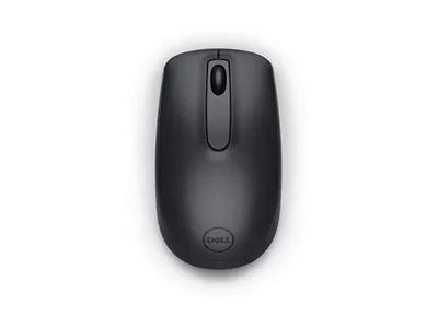 Dell WM118 - Maus - optisch - 3 Tasten - kabellos - 2.4 GHz - kabelloser Empfänger (USB)