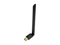 Conceptronic ABBY17B USB-Bluetooth 5.3-Adapter mit externer Antenne und hoher Reichweite - Eingebaut - Kabellos - USB - Bluetooth - 3 Mbit/s - Schwarz