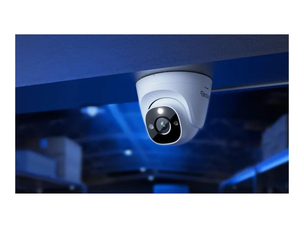 Reolink Professional Series RP-PCT8M - Netzwerk-Überwachungskamera - Kuppel - Außenbereich - wetterfest - Farbe (Tag&Nacht)