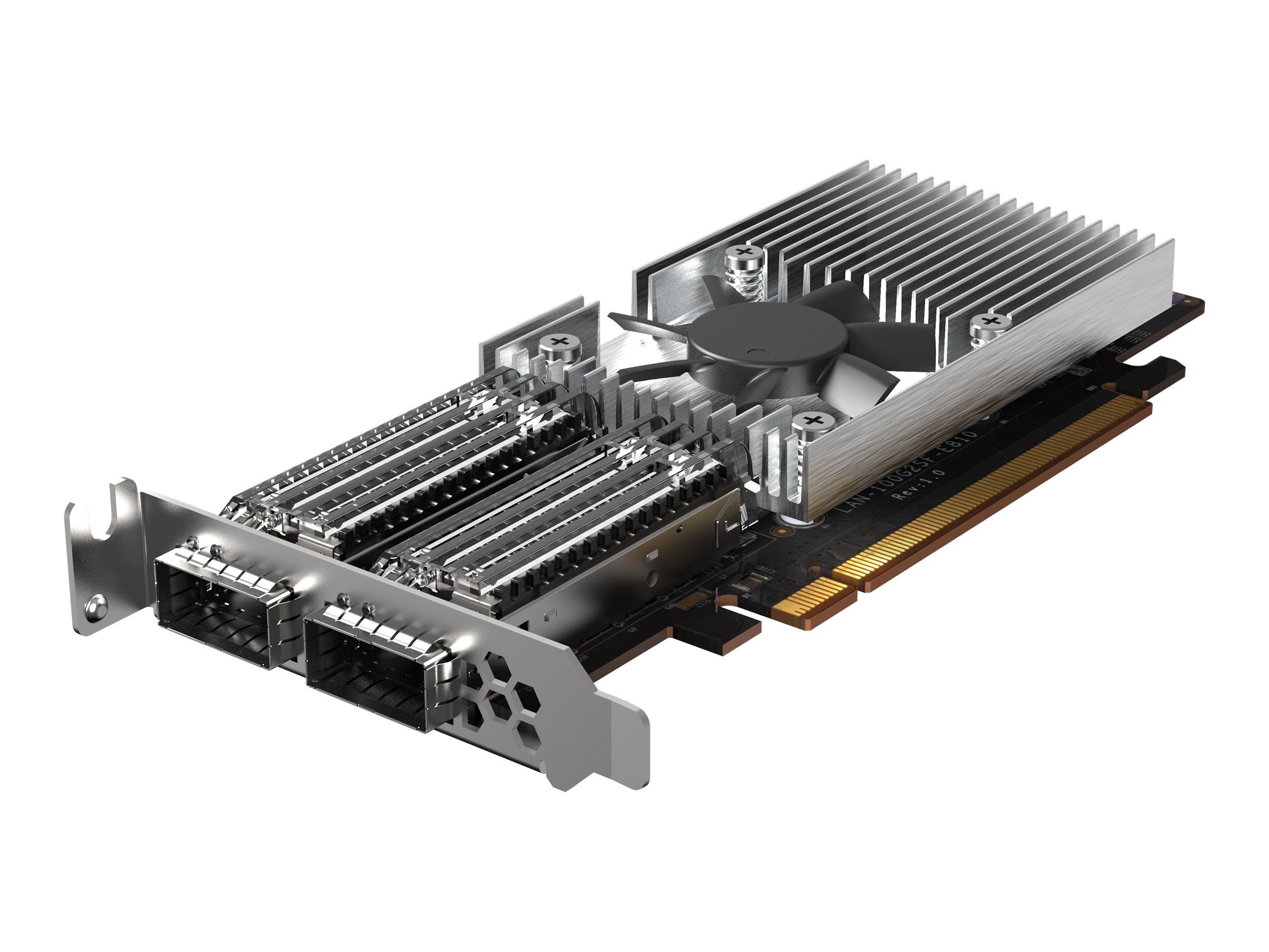 QNAP QXG-100G2SF-E810 - Netzwerkadapter - PCIe 4.0 x16 Low-Profile