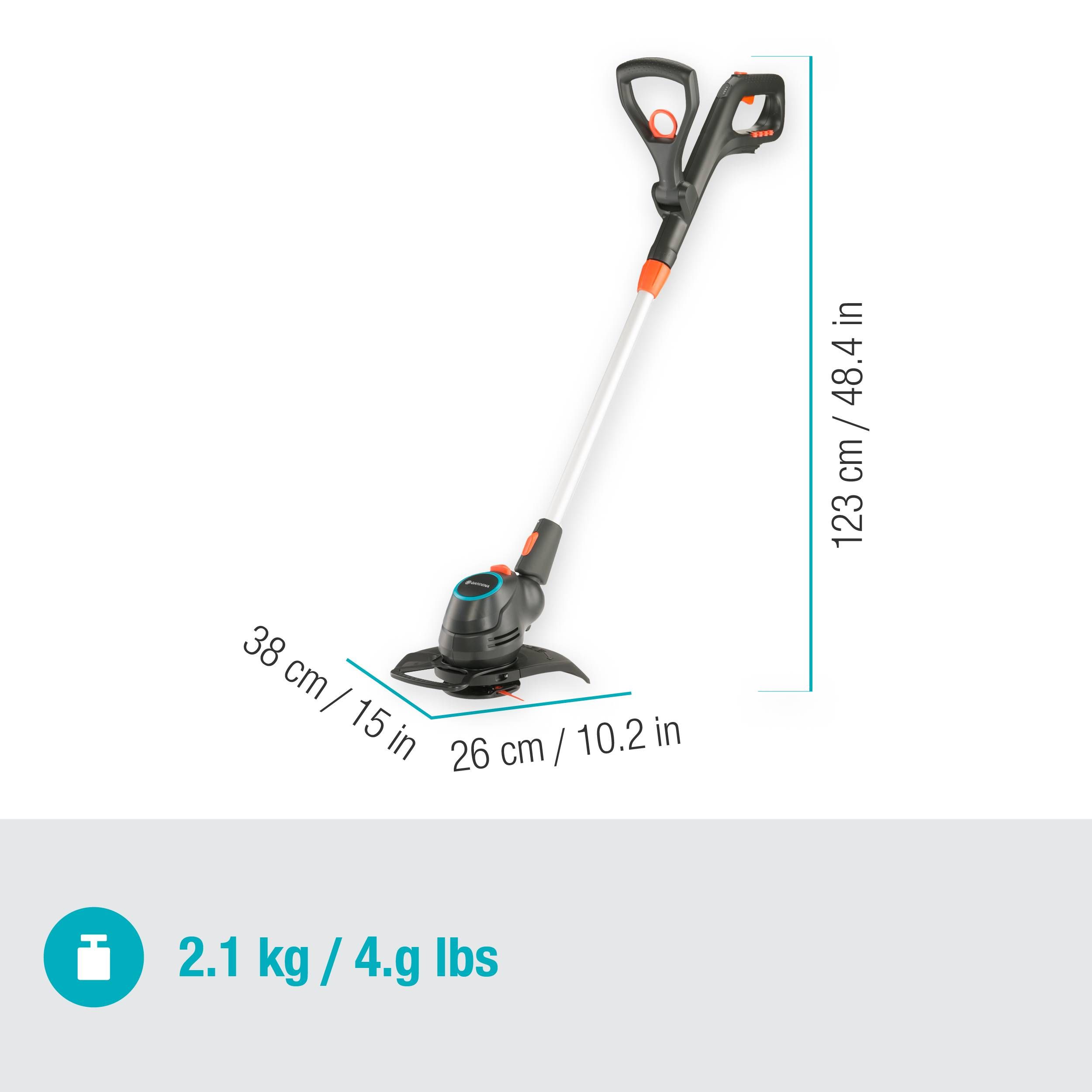 Gardena Akku-Trimmer ComfortCut 23/18V-P4A solo