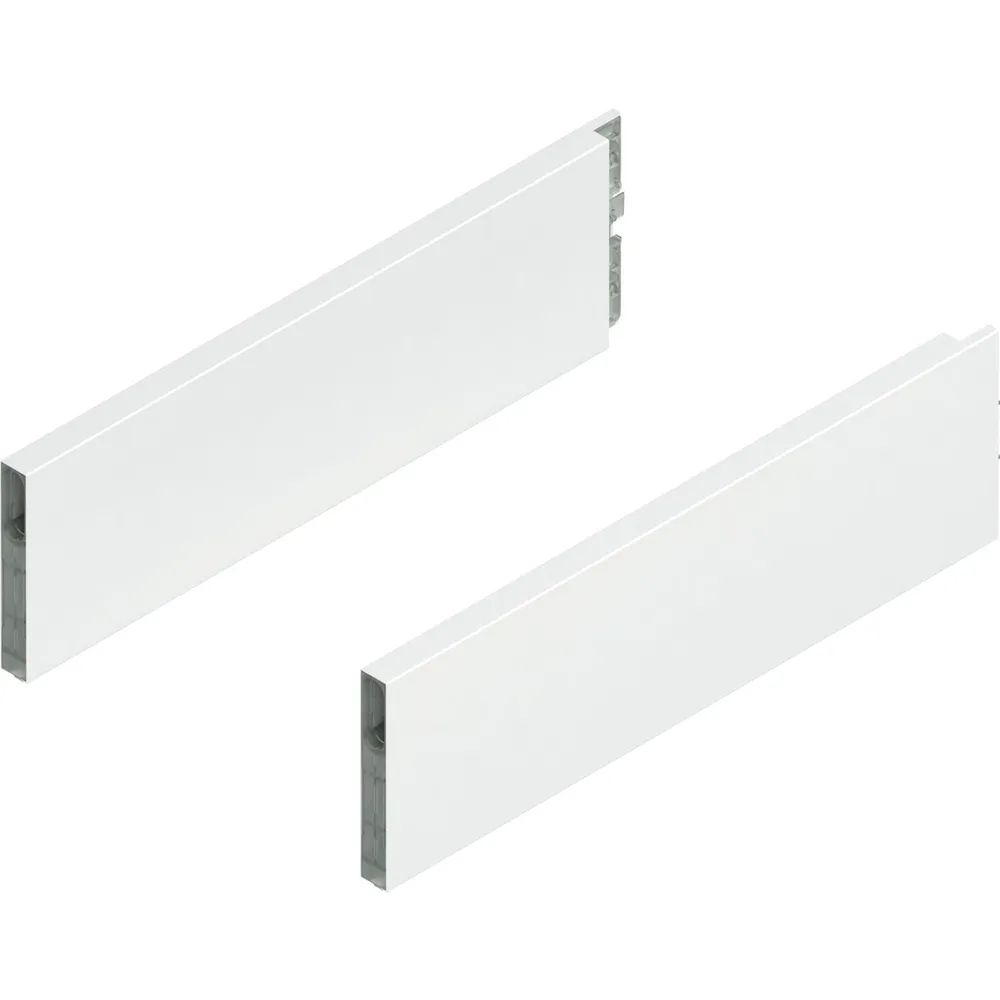 BLUM MERIVOBOX Boxcap Höhe E, NL 350, Seidenweiß-matt
