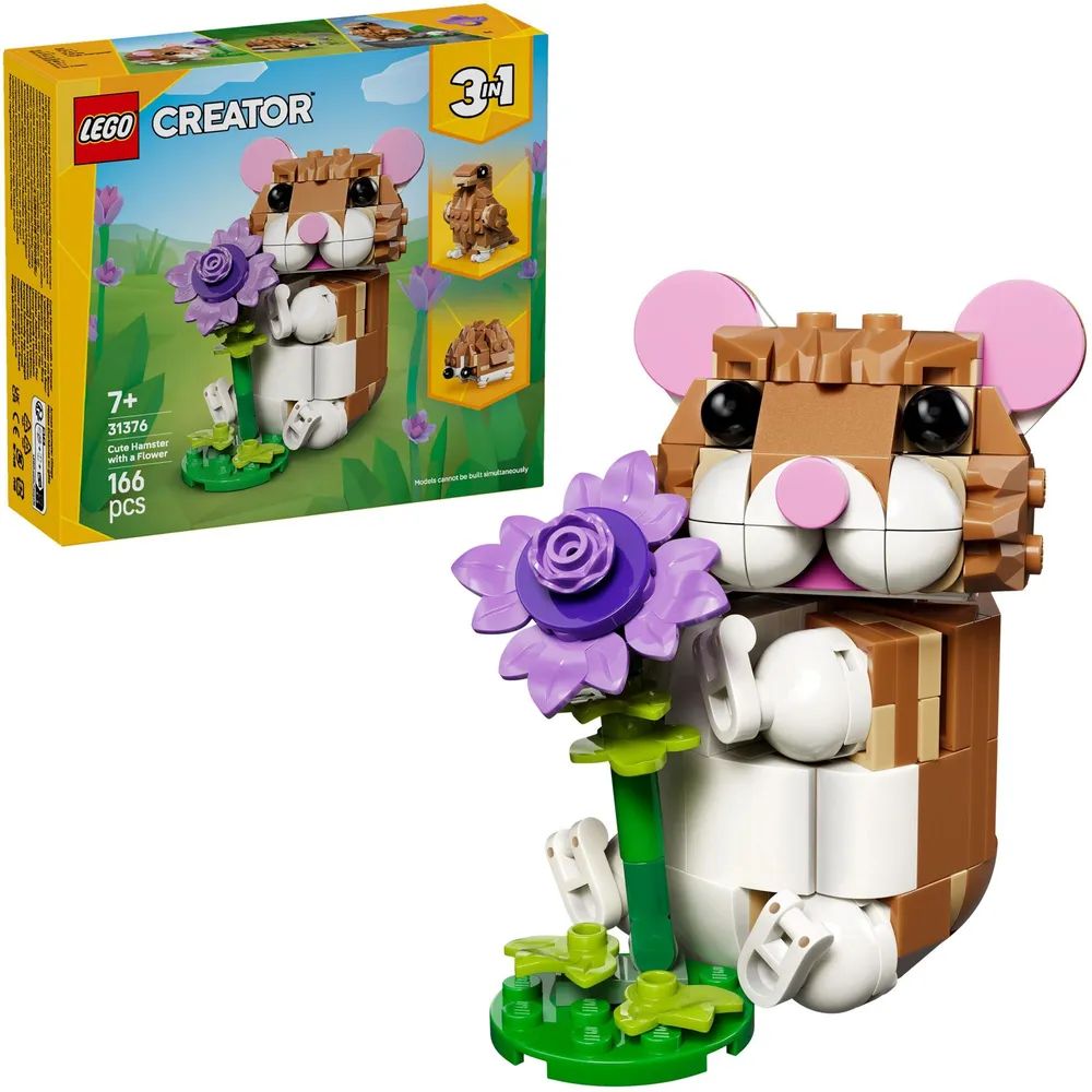 LEGO 31376 - Creator - Niedlicher Hamster mit Blume