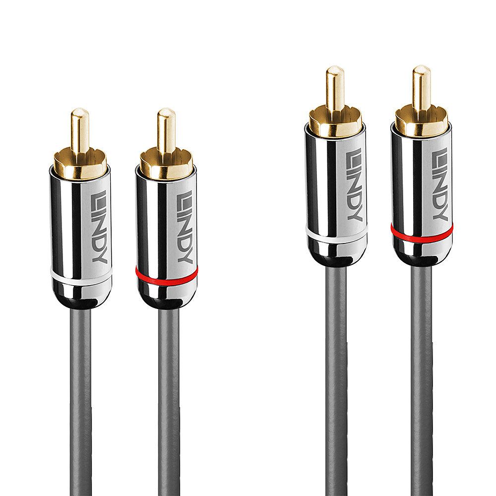 Lindy Cromo Line - Audiokabel - RCA männlich zu RCA männlich
