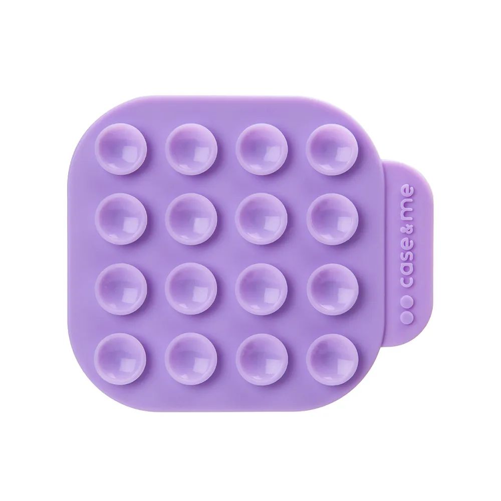 CASE&ME STICKY HOLDER, doppelseitige universelle Saugnapfhalterung, lila