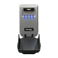 MasterLock Select Access Schlsselkasten mit beleuchteten Zahlenrdern - Wandhalterung - Wandtresor - Grau - Elektronisch - Schlüssel - Wand - Schlüssel - Kleine Elektronik - Akku