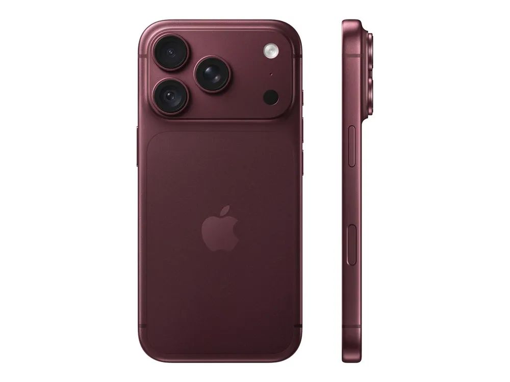 Apple iPhone 18 Pro - 5G Smartphone - Dual-SIM / Interner Speicher 1 TB - OLED display - 6.3" - 2622 x 1206 Pixel (120 Hz) - Weinrot
