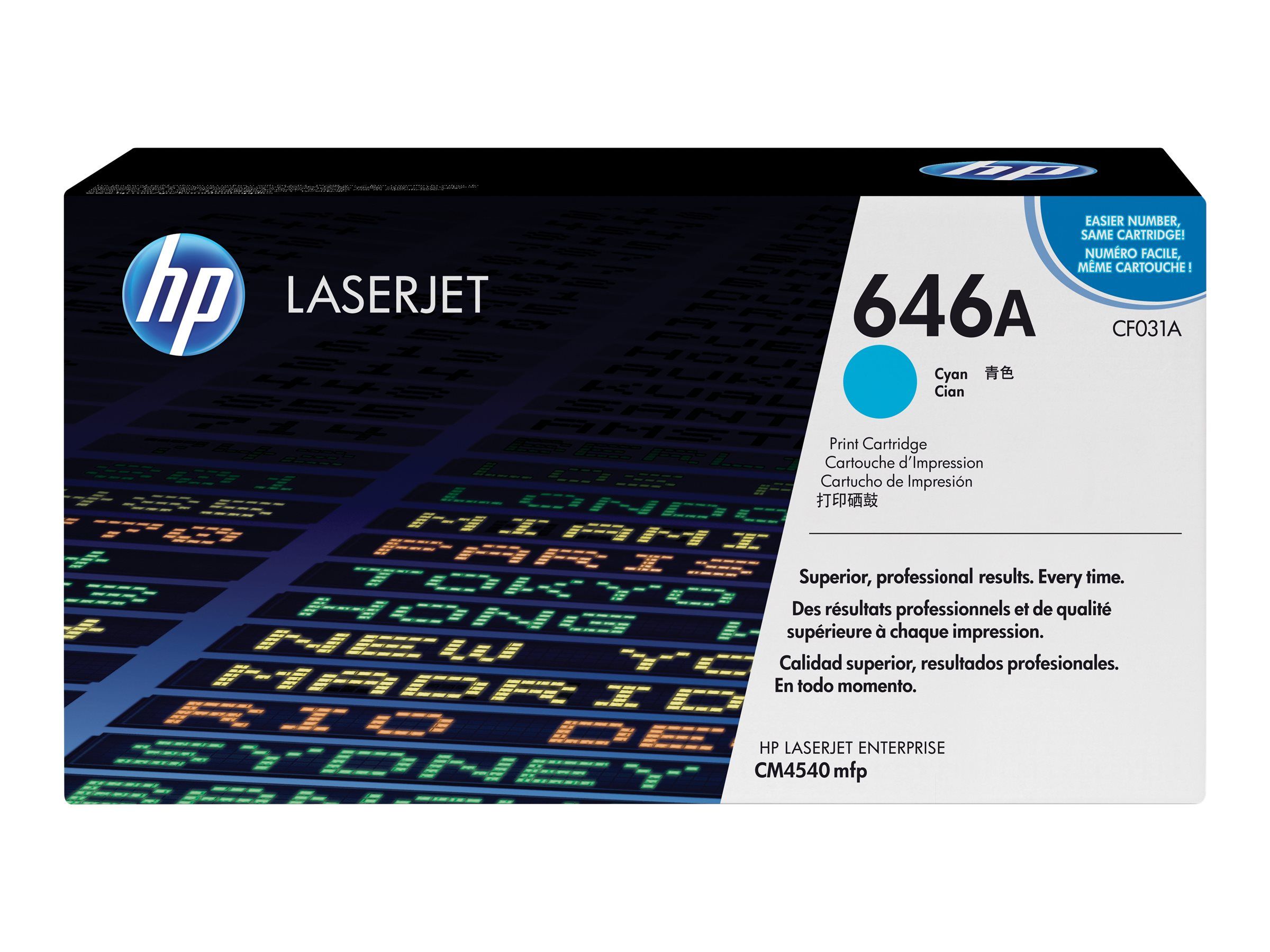 HP 646A - Cyan - original - LaserJet - Tonerpatrone (CF031A)
