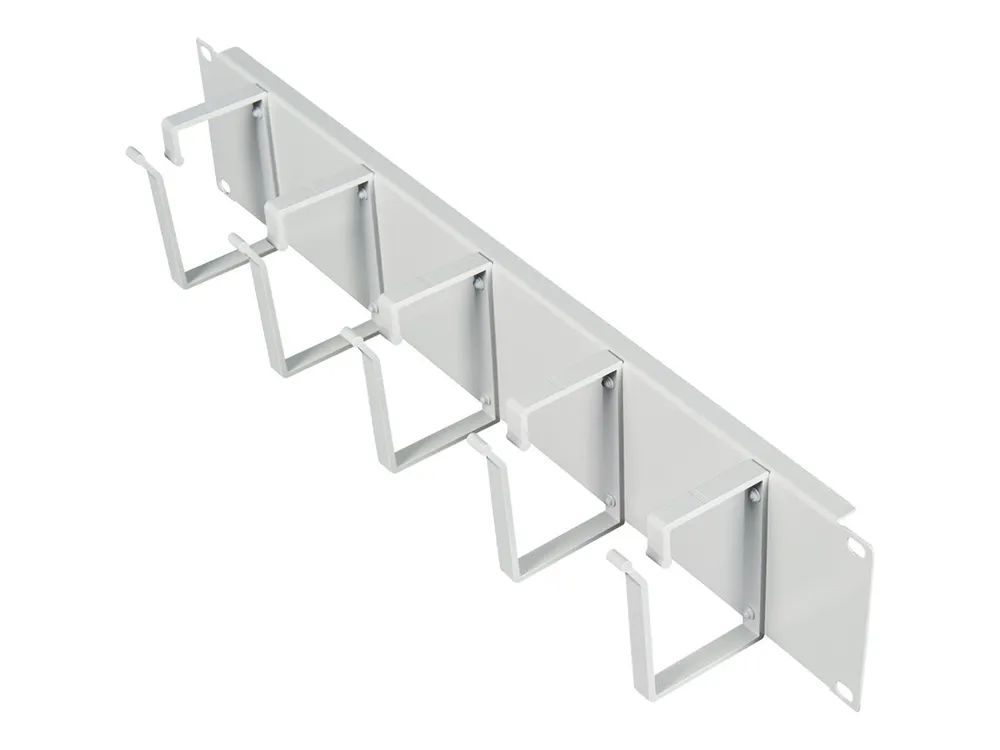 ROLINE Patch Panel - 85 x 60 mm - Hellgrau, RAL 7035 - 2U - 48.3 cm (19")