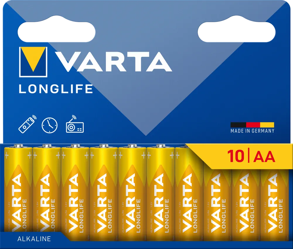 VARTA LONGLIFE AA Pack 10