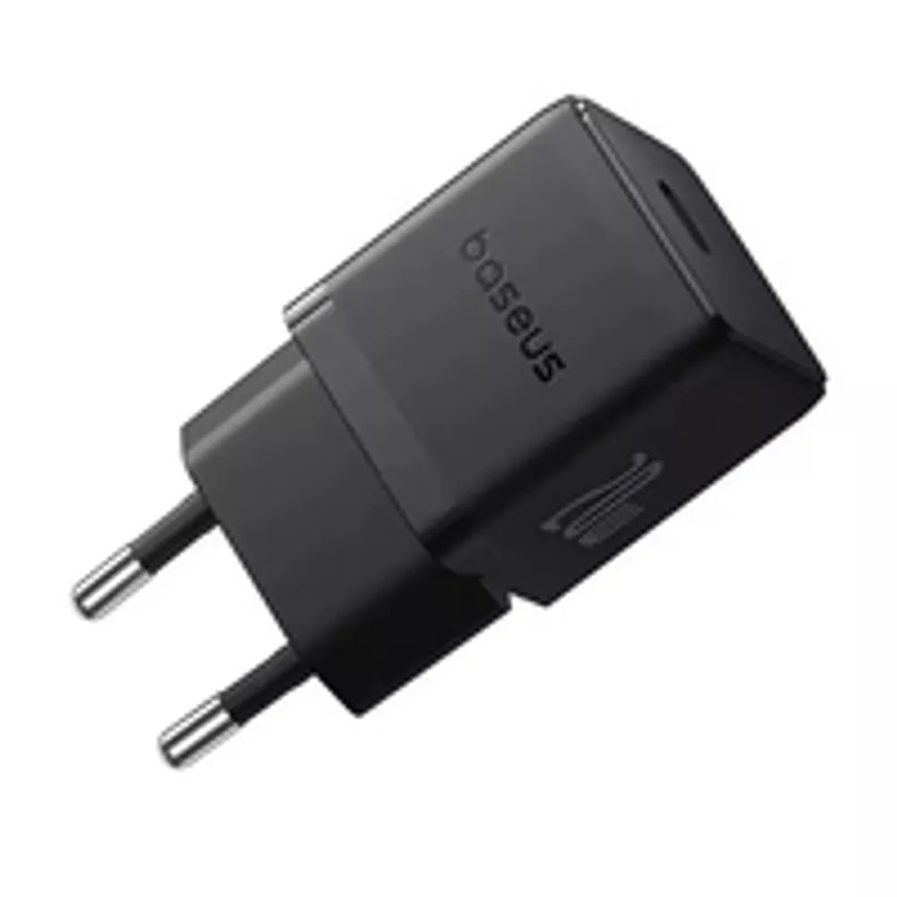 Baseus Palm Schnelllader USB-C Ladegerät 20W EU Schwarz