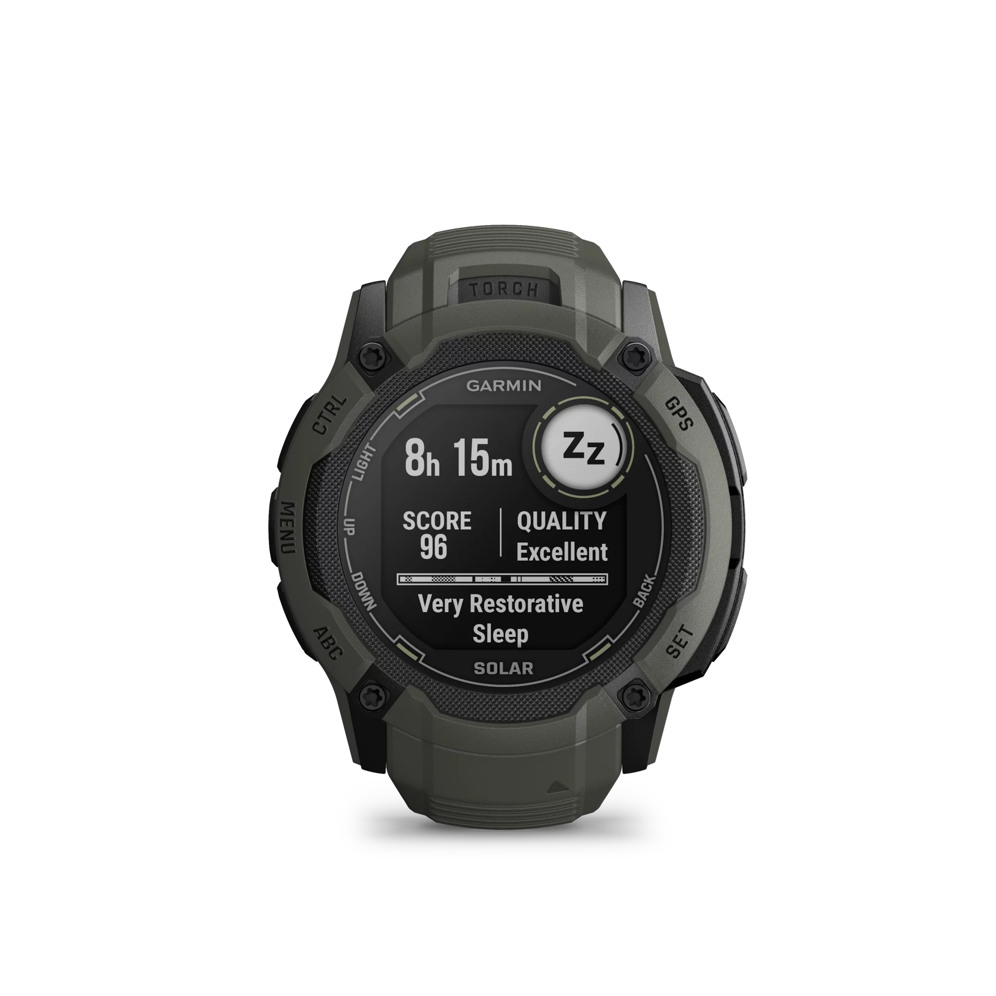 Garmin Instinct 2X Solar, Moosgrün