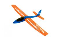 JAMARA Schaumwurfgleiter 2in1 - Pilo XL - Spielzeug-Segelflugzeug - Schaum - 1 Stück(e) - Blau - Orange - Montagesatz - 8 Jahr(e)