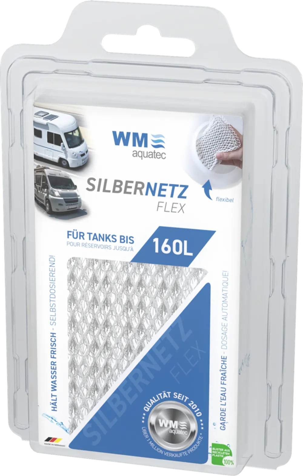 WMaquatec SilberNetz flex bis 160 l Tankgröße