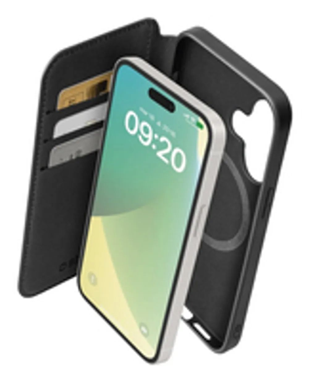 SBS Wallet Case MagSafe kompatibel für iPhone 16 black