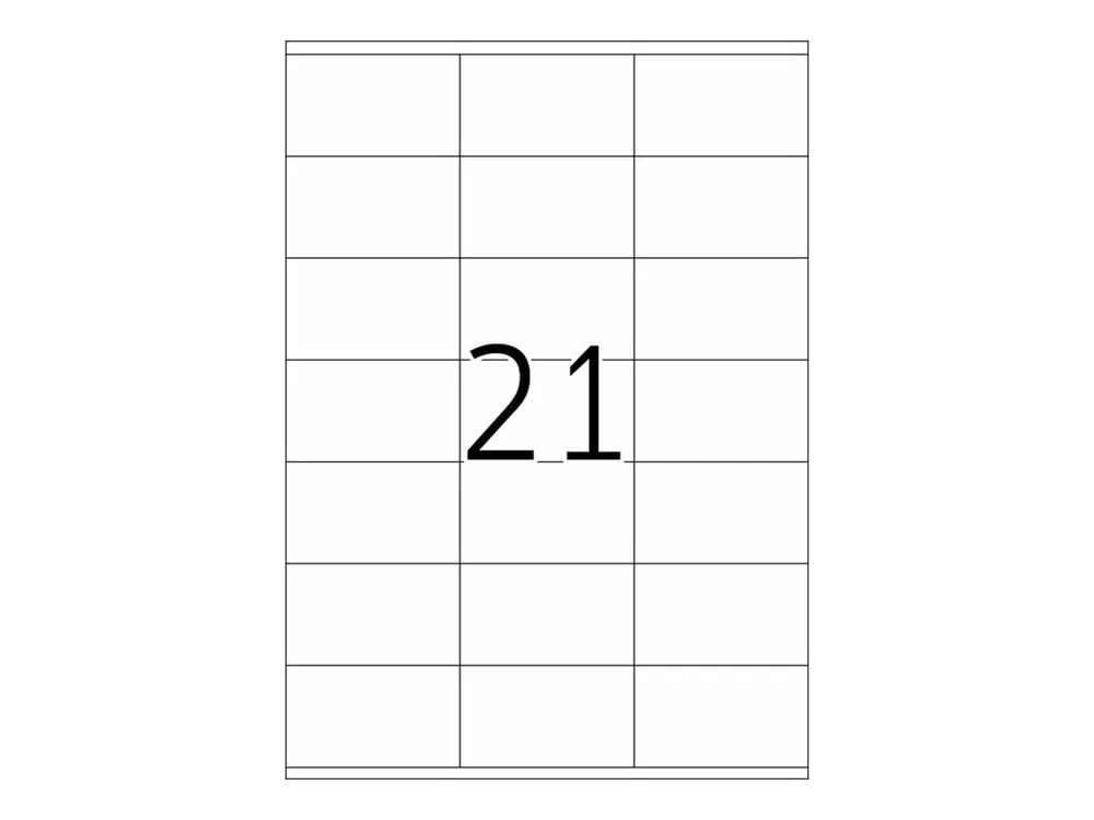 HERMA Premium - Papier - matt - permanent selbstklebend - weiß - 70 x 41 mm 2100 Etikett(en) (100 Bogen x 21)