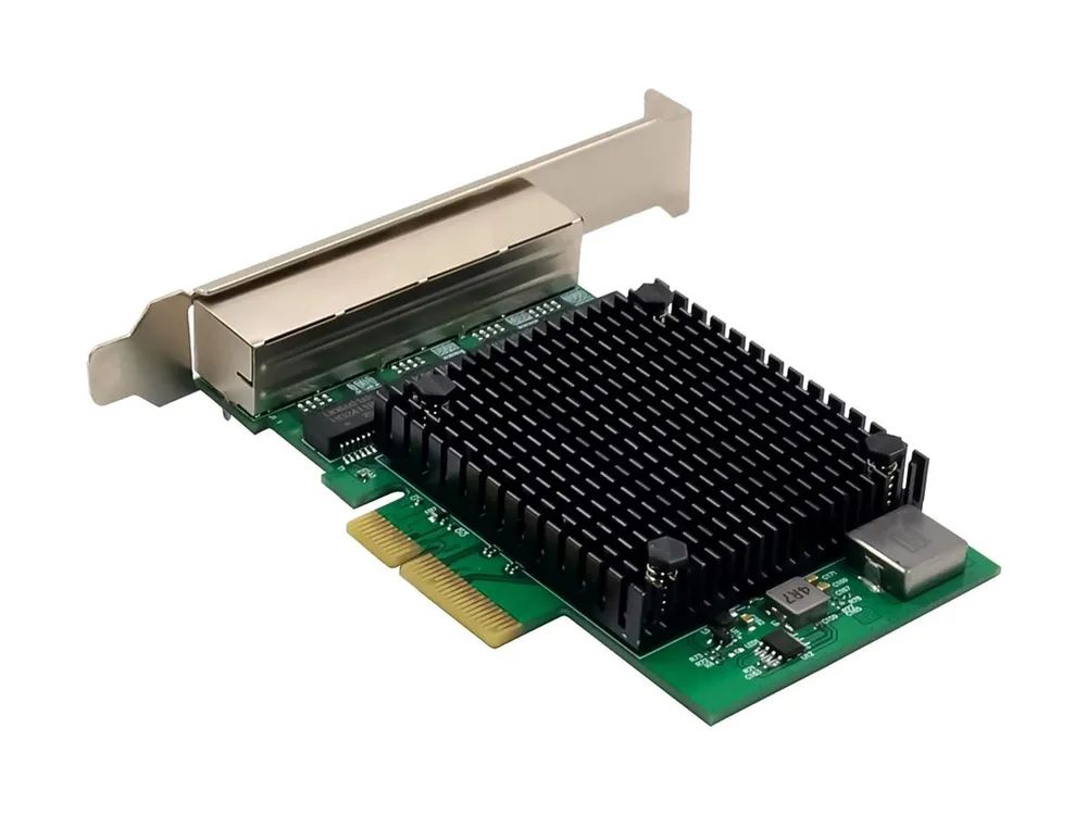 InLine Quad Netzwerkkarte - PCIe x4 - 4-Port RJ45 2,5Gb/s - inkl. low profile