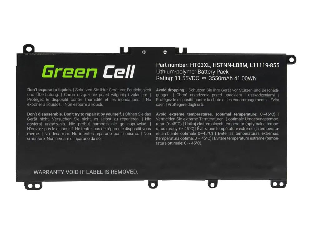 Green Cell Laptop-Batterie (gleichwertig mit: HP HT03XL)