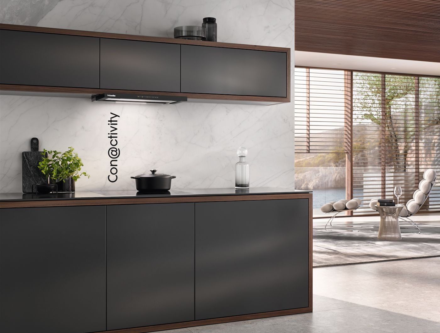 Miele Dunstabzugshaube DAS 4620 Mattschwarz