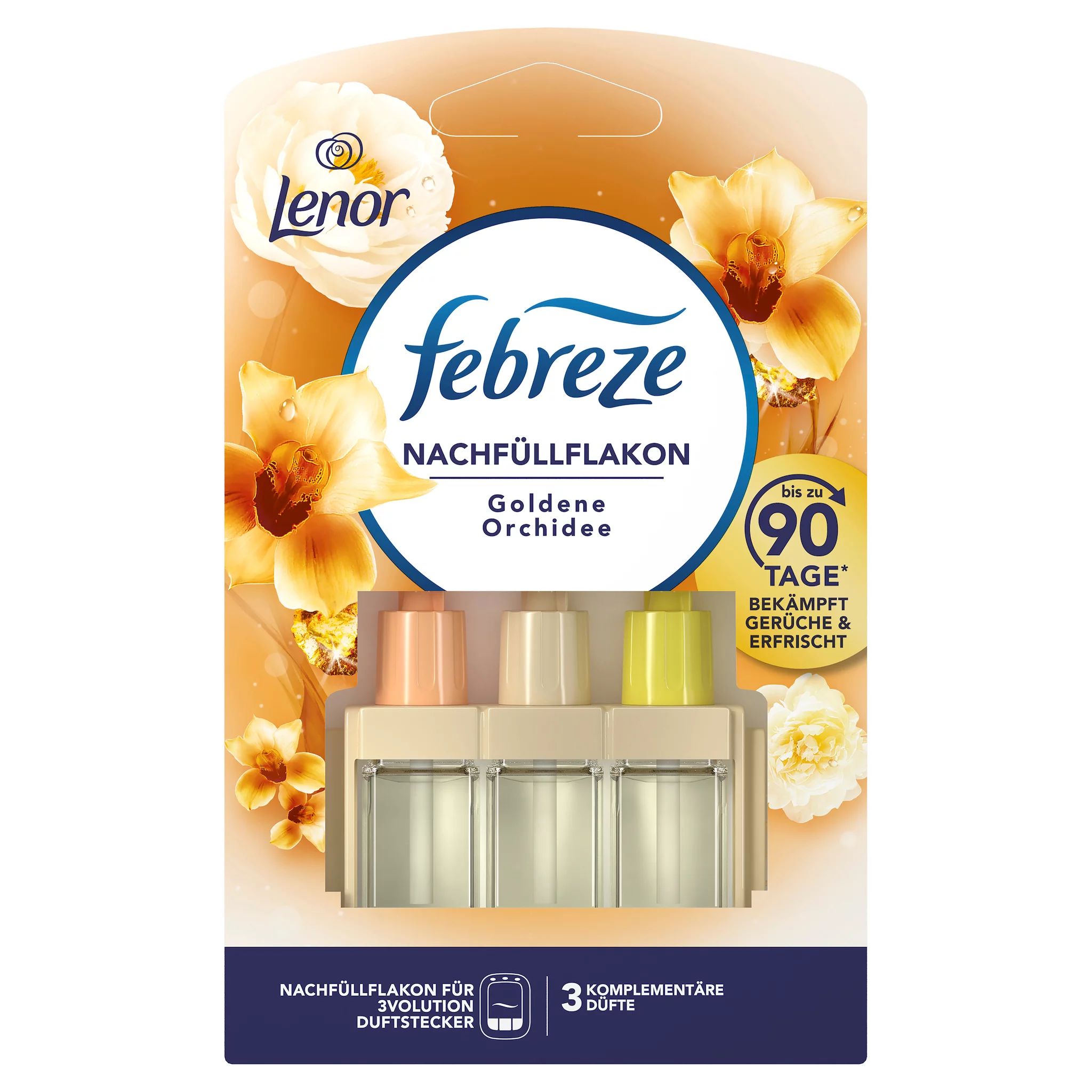 Febreze 3Volution Duftstecker Nachfüllflakon Lenor Goldene Orchidee